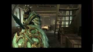 Skyrim  My Argonian with Drachis Mod [upl. by Ennove]