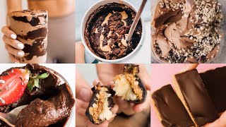 8 Easy Vegan Desserts Chocolate Recipes [upl. by Ferrand]