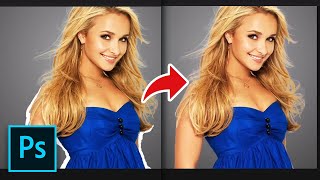 How to Make Smooth Cut Outs in Photoshop  Fix Ugly Edges When Removing Background [upl. by Sikata208]