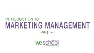 Marketing Management Lectures [upl. by Lien106]