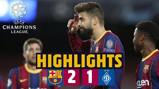 BARÇA 21 DYNAMO  HIGHLIGHTS amp REACTIONS [upl. by Nirtiac602]