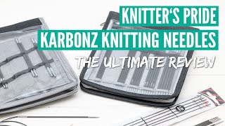 Knitters Pride Karbonz knitting needles review [upl. by Mitzie]