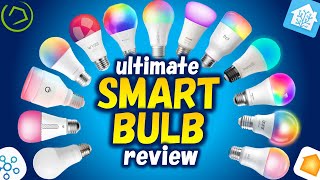 The BEST Smart Bulbs in 2023 Hue Wyze Kasa LiFX Nanoleaf Innr Yeelight Inovelli  more [upl. by Okihsoy434]