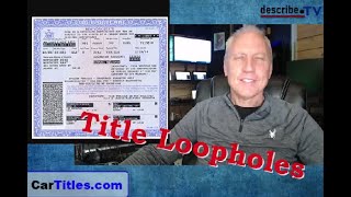 New Loopholes To Get A Car Title [upl. by Atorod]