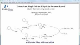 ChemDraw Magic Tricks Quick Catalytic Cycles  Elliptic is the New Round [upl. by Kcirddor]