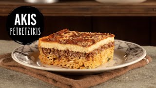 Pastitsio Greek Baked Pasta  Akis Petretzikis [upl. by Siugram]