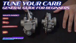 How to tune a carburetor  Carb  Whats inside [upl. by Aziar321]