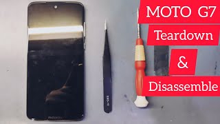 MOTOROLA Moto G7 Teardown  Disassemble  Touch Display Replacement [upl. by Gabriellia980]