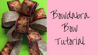 Bowdabra Easy Bows  Stacked Bow Tutorial [upl. by Ahseeyt]