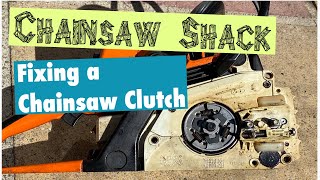 Fixing a Chainsaw Clutch [upl. by Holcomb]