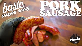 Pork Sausage for Beginners  Chuds BBQ [upl. by Gerald]