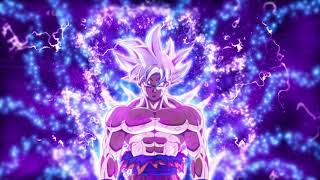 SON GOKU ULTRA INSTINCT POWER LIGHTS BACKGROUND 1 Hour Goku DragonBallSuper GokuWallpaper [upl. by Aydne]