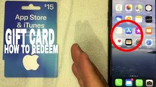 ✅ How To Redeem iTunes App Store Gift Card 🔴 [upl. by Etiragram]