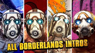 Borderlands  All Intros The PreSequel 1 2 amp 3 [upl. by Shenan]