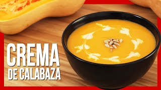 😋 Cómo Hacer CREMA DE CALABAZA Casera ► Recetas con Calabaza [upl. by Yle]