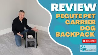 Pecute Pet Carrier Dog Backpack Review [upl. by Anoblav38]