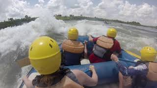 Rafting the Nile  Jinja Uganda [upl. by Arst]