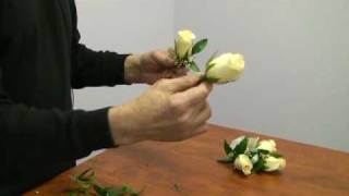 How to Make a Corsage and Boutonniere for a Wedding [upl. by Vez312]