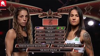 Jéssica Delboni vs Marisa Messer Belenchia  Invicta Phoenix Tournament [upl. by Laural968]