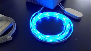 Yeelight Aurora Lightstrip Plus review with API demo [upl. by Slemmer]