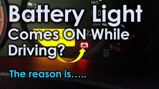 What Cause Battery Light to Come On While Driving  Car Troubleshooting [upl. by Fronniah658]