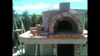 COSTRUZIONE FORNO A LEGNA E BARBECUE [upl. by Yruoc495]