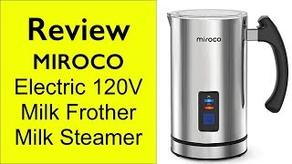 Review Miroco Milk Frother  How to make froth milk at home [upl. by Darnoc321]