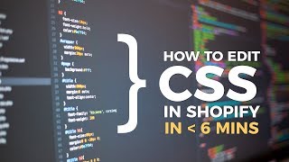 Custom CSS Shopify 2021  Shopify Basic Expert Tutorial [upl. by Button]