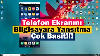 Telefon Ekranını Bilgisayara Yansıtma  Çok Basit [upl. by Dianemarie]