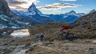 Trails That Drop Jaws Under Switzerlands Most Iconic Peak  Singletrack Switzerland Zermatt [upl. by Arikihs270]