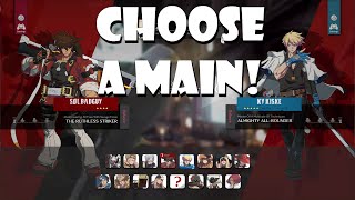 Guilty Gear Strive  How to choose your main character [upl. by Nadine]