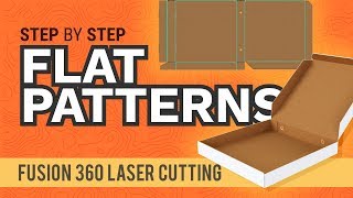 Fusion 360 Flat Patterns and Box Design [upl. by Hausner]