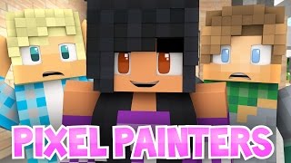 Garroth Laurance and Aphmau in Pixel Painters  Roleplay Minigames [upl. by Cris]