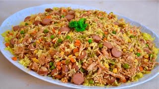 Como hacer un rico arroz con pollo [upl. by Marje]