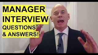 MANAGER Interview Questions and Answers How to PASS a Management Job Interview [upl. by Audras]