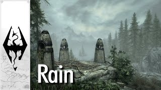 Skyrim  Ambience  Rain [upl. by Orabel738]