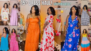 MASSIVE SHEIN DRESS HAUL SPRING 2022 ❤️ 🌸 [upl. by Adham269]