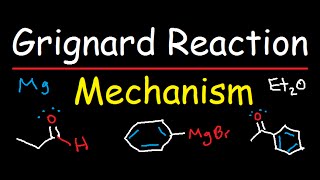 Grignard Reagent Synthesis Reaction Mechanism  Organic Chemistry [upl. by Adnohsak]