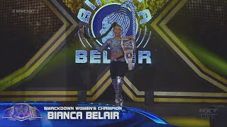 Bianca Belair First Entrance As Smackdown Women’s Champion  NXT April 13 2021 [upl. by Idolla]