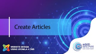 05Create Articles [upl. by Ynohtona]