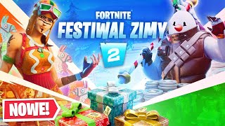 FORTNITE UPDATE Festiwal Zimy Skiny Event [upl. by Nosaj]