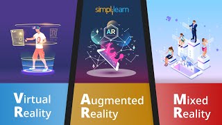 The Rise Of TechnologyAugmented RealityAR Virtual RealityVR And Mixed RealityMR Simplilearn [upl. by Yezdnil741]