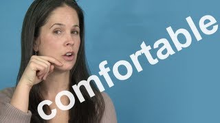 How to Pronounce COMFORTABLE  AMERICAN ENGLISH PRONUNCIATION [upl. by Oswal]