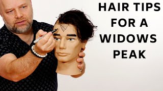 Widows Peak amp Swirl Hair Tips  TheSalonGuy [upl. by Nadnarb]