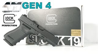 UMAREX GLOCK 19 GEN 4  Officially Licensed  Elite Force Glock 19 Gen 4  VFC  Airsoft Unboxing [upl. by Zumwalt]