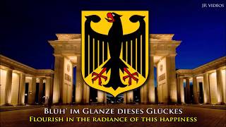 National Anthem of Germany DEEN lyrics  Deutsche Nationalhymne [upl. by Ylevol]