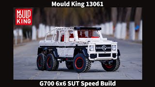 Mould King 13061 G700 6x6 SUT Speed Build [upl. by Olivia]