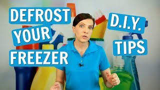 How to Defrost A Freezer  DIY Hacks  House Cleaning Tutorial [upl. by Hobbie]