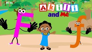 The Letter F  Educational Phonics Song from Africa [upl. by Bergstrom]