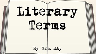 Literary Terms Song [upl. by Eidroj]